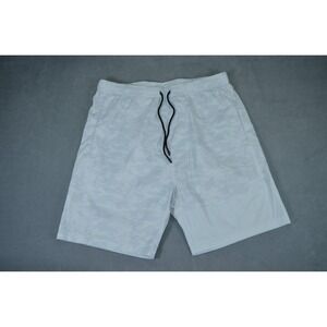 tasc Performance Shorts Mens Large Gray 2-in-1 Lined Athletic Training 7" Camo